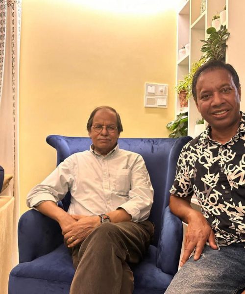 With Syed Manzoorul Islam